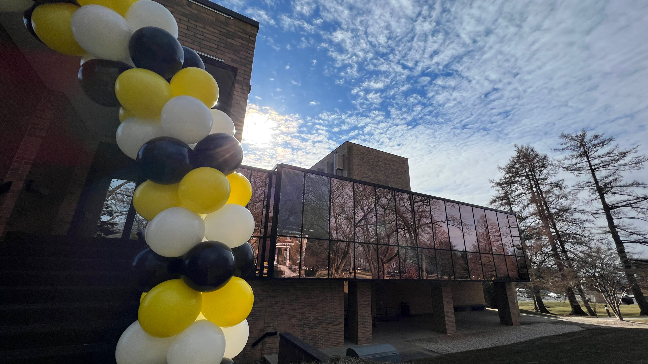Balloons on the Cedar Crest College Campus