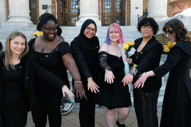 Students at Ring Ceremony