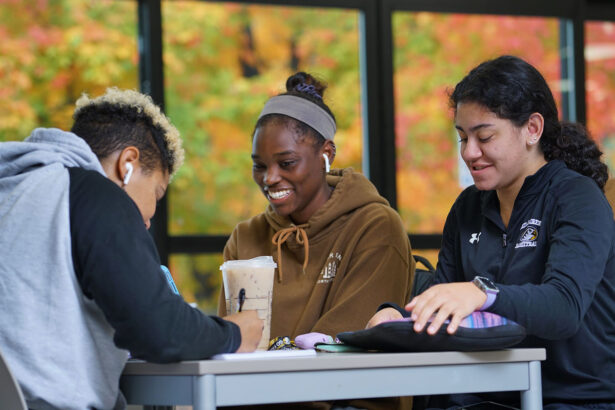 Cedar Crest Students in Canova Commons