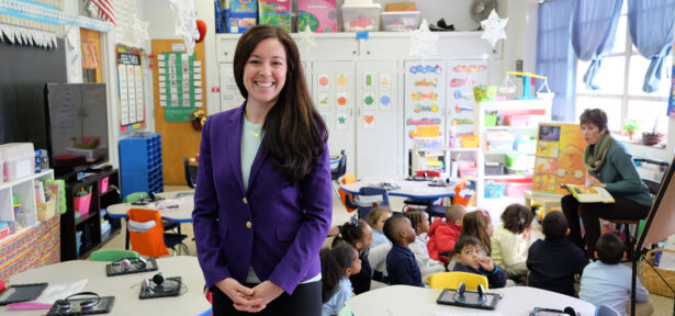 Teacher in the classroom