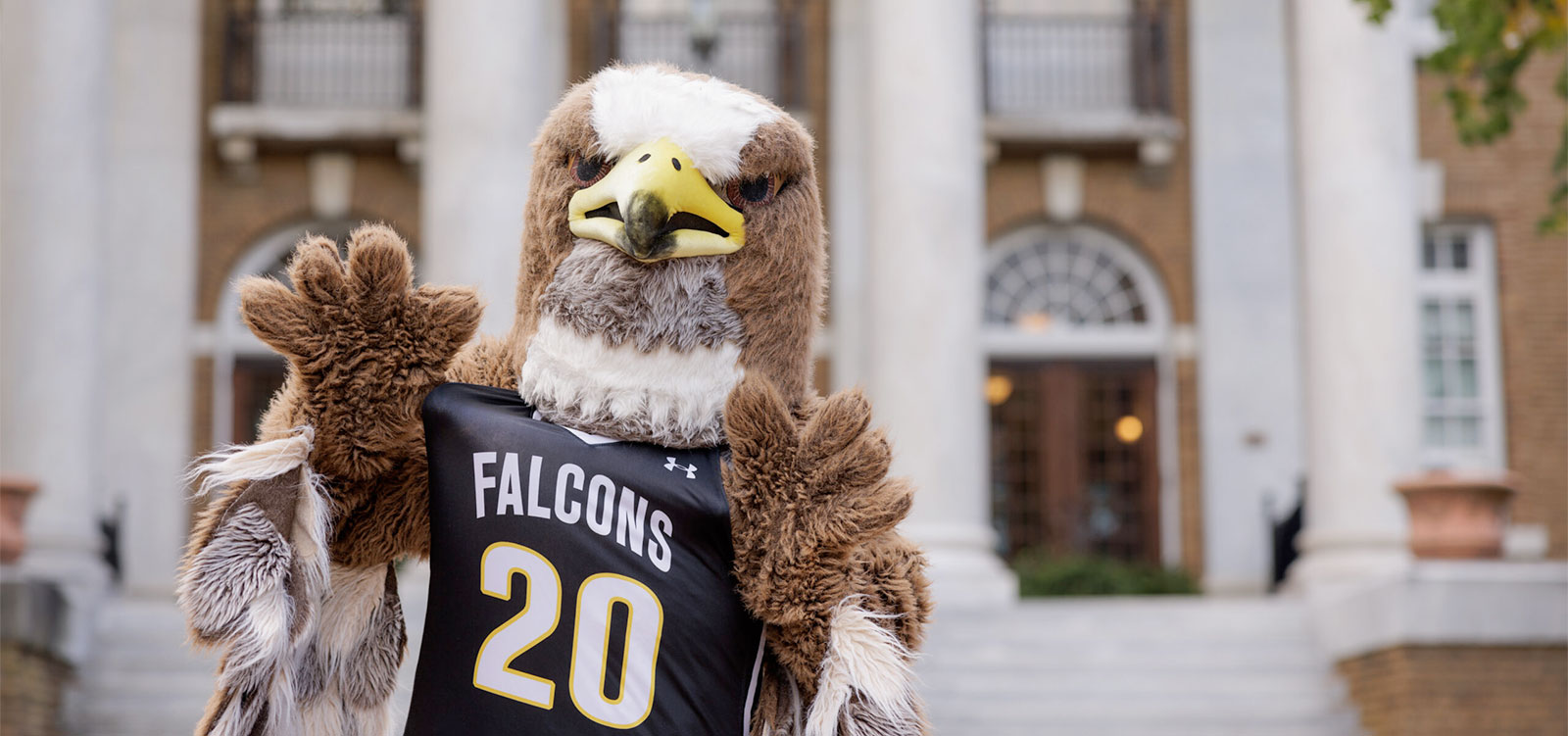 Franki in Front of Blaney Hall