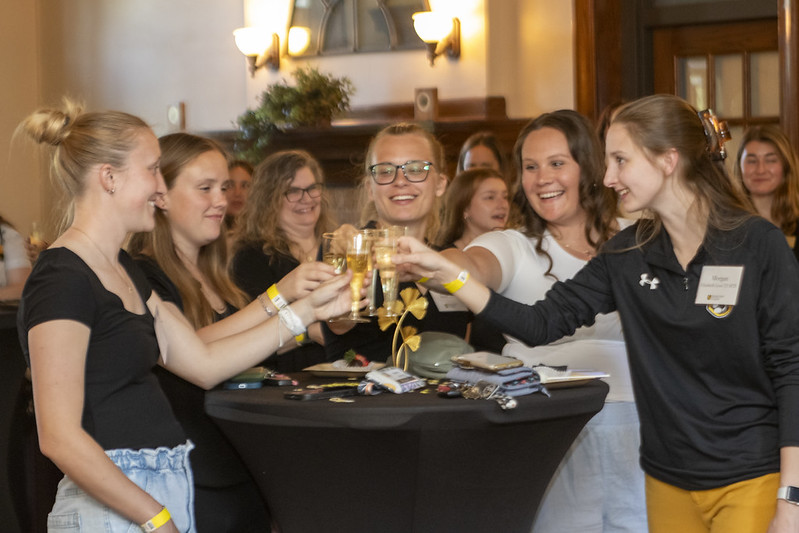 GOLD Champagne Toast Image