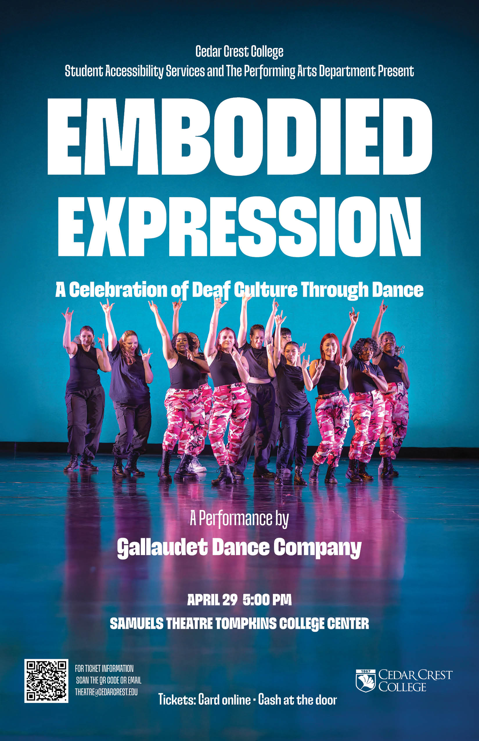 Dance Performance at Cedar Crest to Celebrate Deaf Culture Image