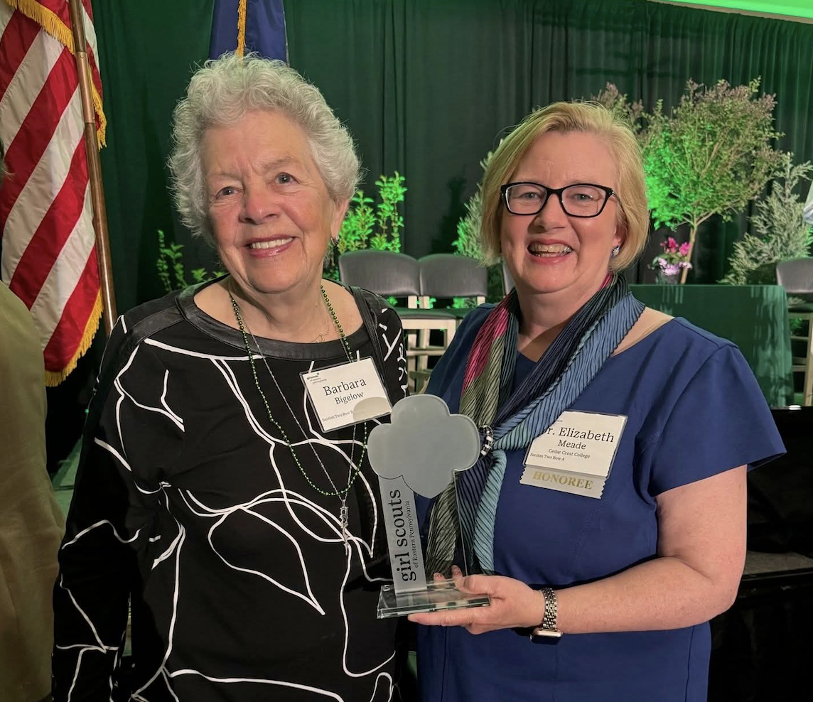 President Elizabeth Meade Honored with Take the Lead Lehigh Valley Award by Girl Scouts of Eastern Pa.   Image