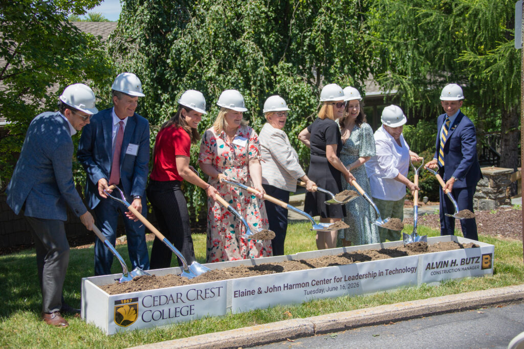 Cedar Crest Hosts Groundbreaking Ceremony for Harmon Center for Leadership in Technology Image