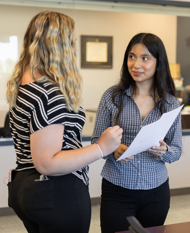 2 Students Talking